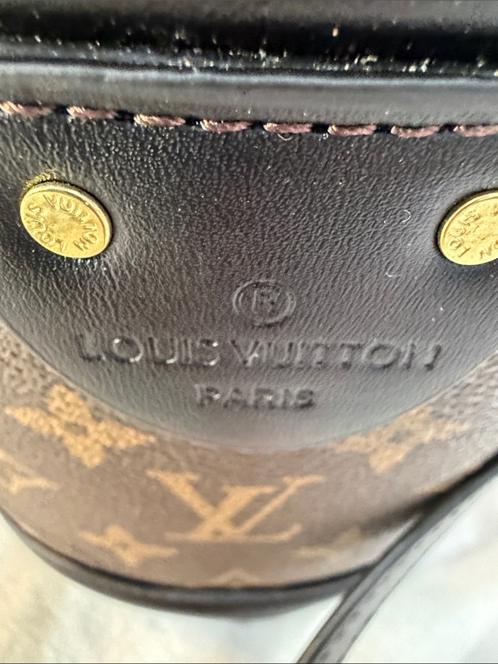 Monogram Mini lv Vanity Bag in Brown and Gold - Picture 3 of 9